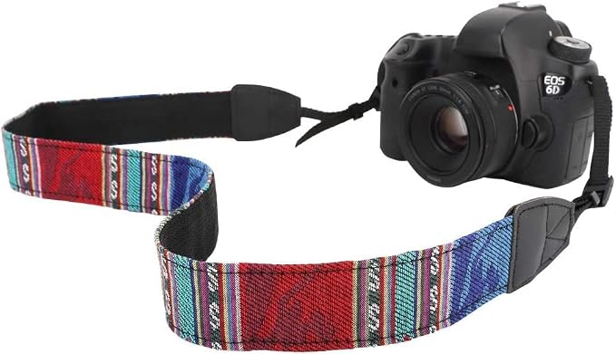 MoKo Camera Strap, Premuim Cotton Canvas Braided Adjustable Universal Sling