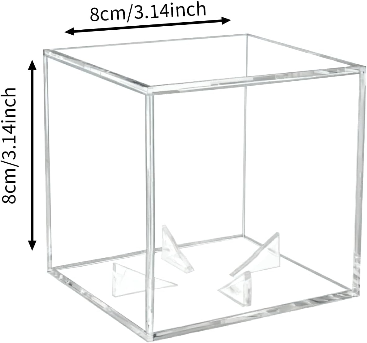 Skiennix Baseball Display Case - 40 Pcs UV Protected Autograph Ball Protectors | Clear Acrylic Showcase