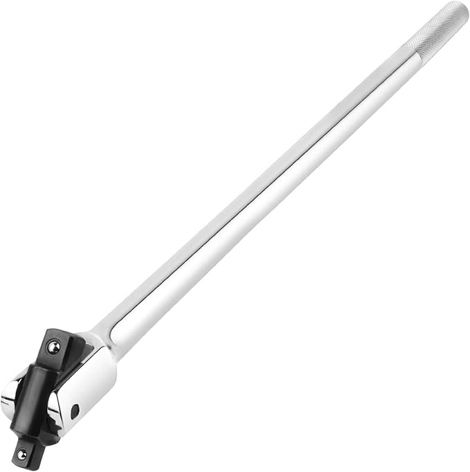 MAXPOWER 24-inch Breaker Bar Dual Drive 3/4-Inch Drive and 1/2-Inch Drive Flex Handle