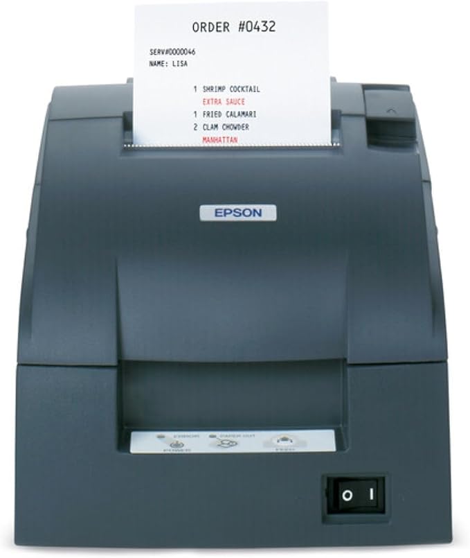 Epson TM-U220B, Two-color printing, 6 lps, Auto-cutter, Auto-Status, PS-180
