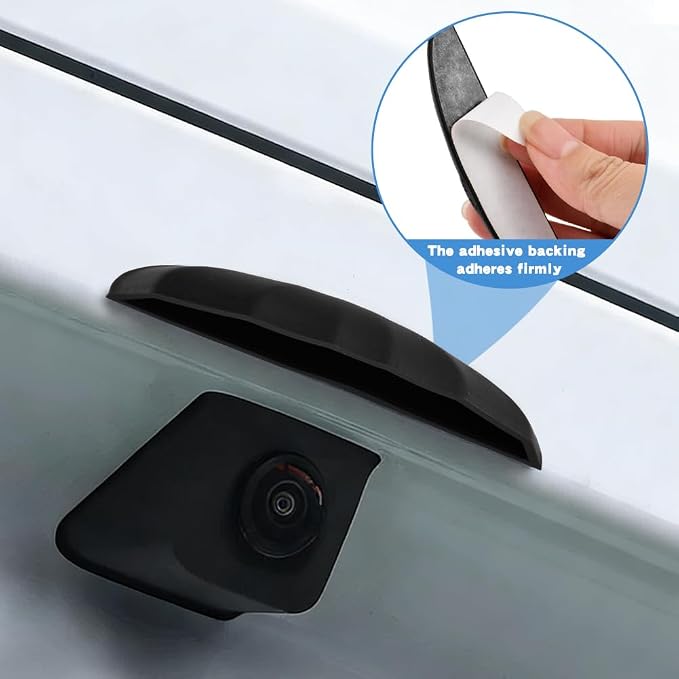 2Pcs Car Rear View Backup Camera Cover, Silicone Car Backup Camera Protective