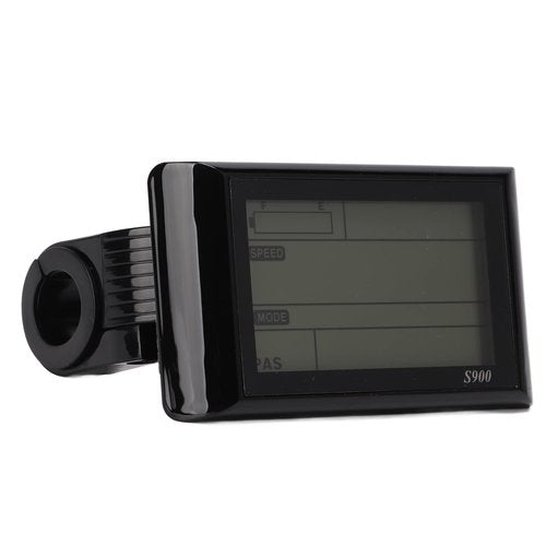 BTER Electric Bicycle Display, Multifunctional S900 36V 48V Universal Upgrade eBike LCD Display with 5 Pin SM Waterproof Socket, Durable Electric Bicycle LCD Display Meter for Bicycle Modification
