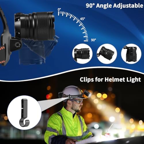 Staaricc Super Bright Headlamp Rechargeable High Lumen/Head lamp for Adults