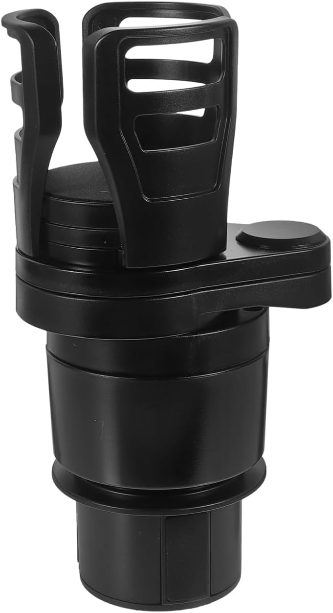 Cabilock Car Cup Holder Expander Multifunction Car Drink Holder with Rotating Base Adjustable Water Cup for Organizer Storage for Mugs and Bottles
