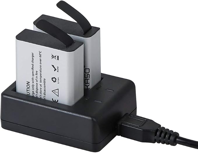 AKASO 1350mAh Rechargeable Action Camera Batteries