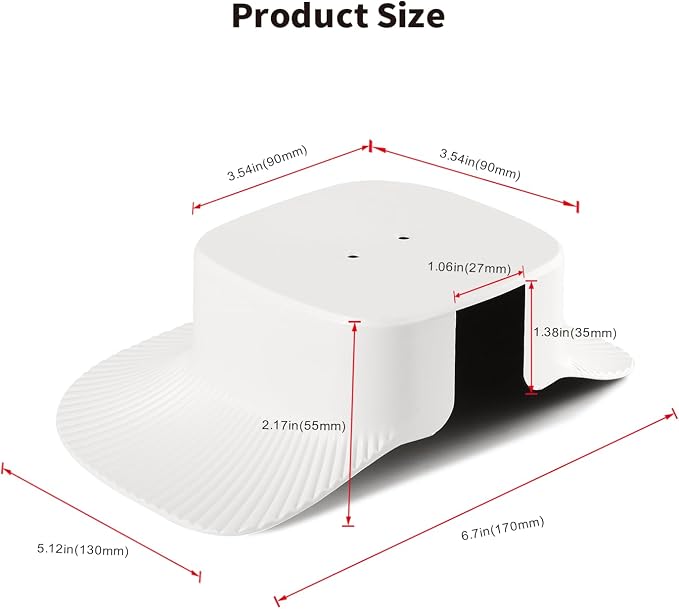 Rain Cover for Eufy Security SoloCam S340, Protective Weather Shield for