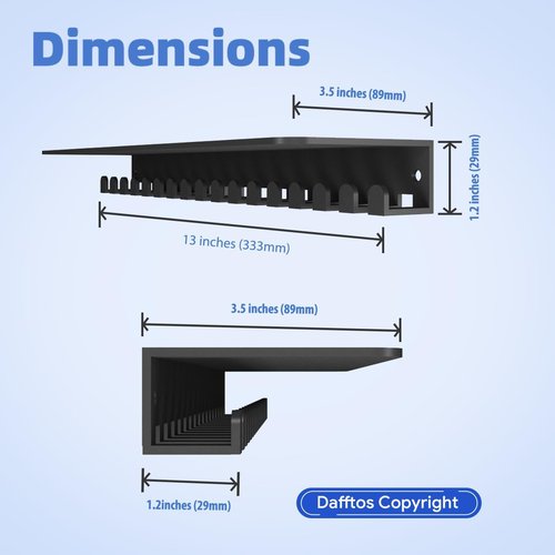 Dafftos Medal Hanger - Wall-Mounted Metal Rack for Organizing Awards & Ribbons | Perfect for Gymnastics, Soccer, Runners