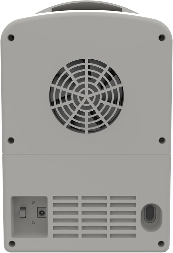 Frigidaire Retro Mini Personal Fridge Cooler, Holds Up to 6 Cans (1 Gal), Portable & Compact, AC Plug & 12V Car Charger (Moonlight)