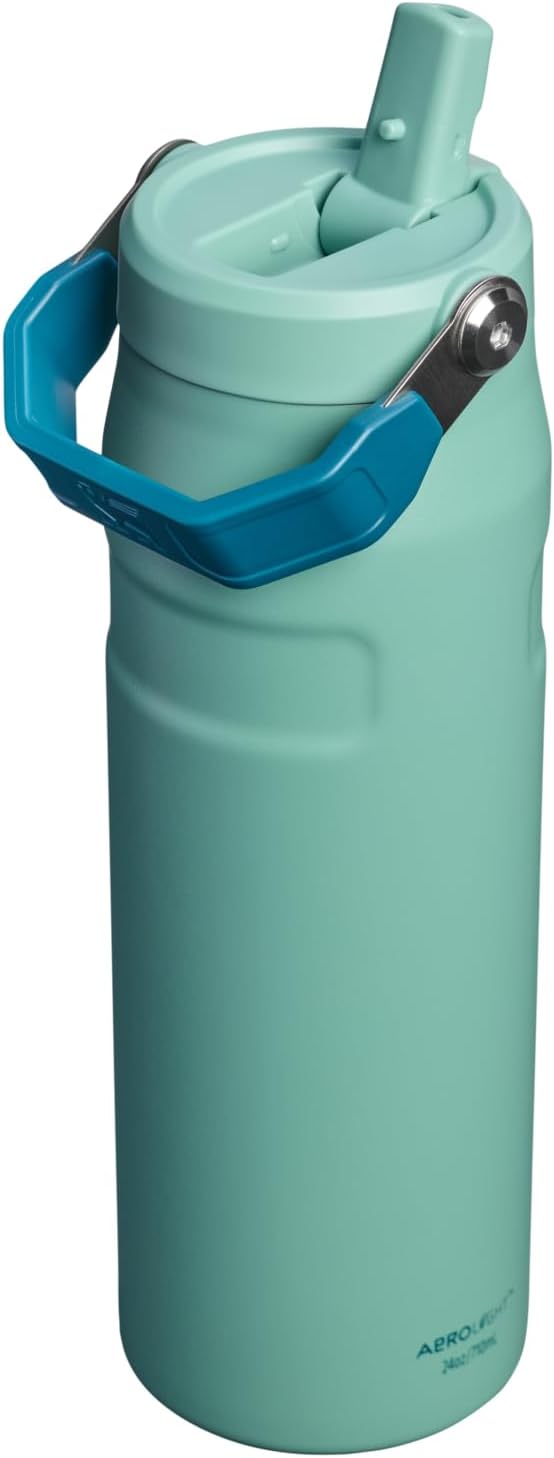 Stanley IceFlow 2.0 Water Bottle - 24 OZ Insulated Stainless Steel | Lightweight, Leak-Resistant, BPA-Free | Spring Green