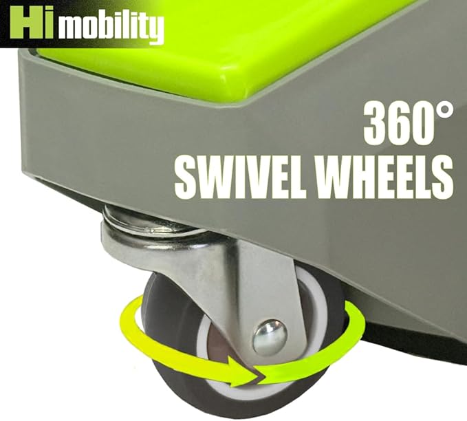 Hiclean 15" Pressure Washer Surface Cleaner with Wheels 3400 PSI Max, Surface Cleaner for Power Washer Attachment for Concrete, Patio, Sidewalk, and Driveways