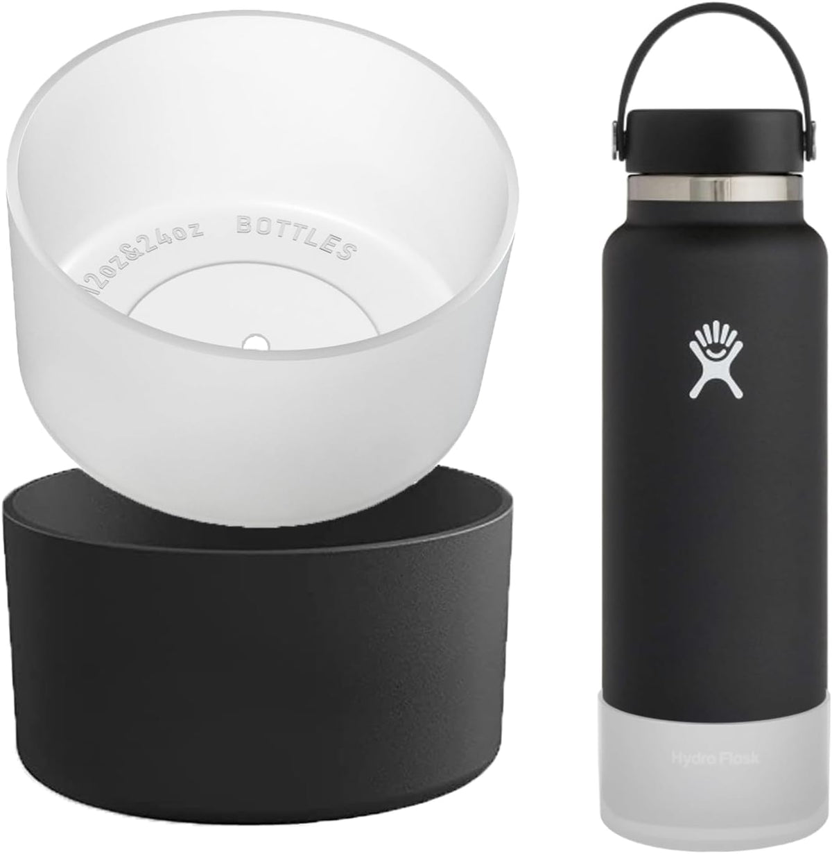 Skiennix Silicone Boot - Anti-Scratch Protective Sleeve for Hydro Flask | Fits 12oz-40oz Bottles