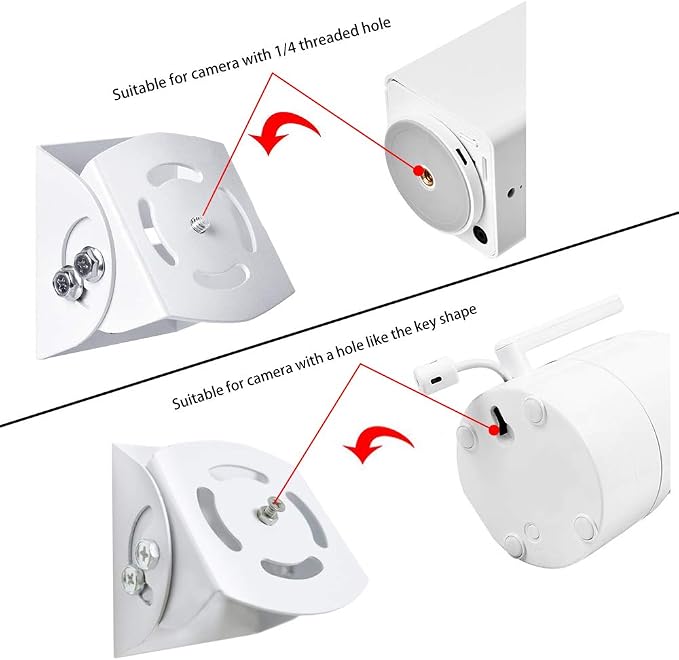 2 Pack-Adjustable Angle Baby Monitor Wall Mount