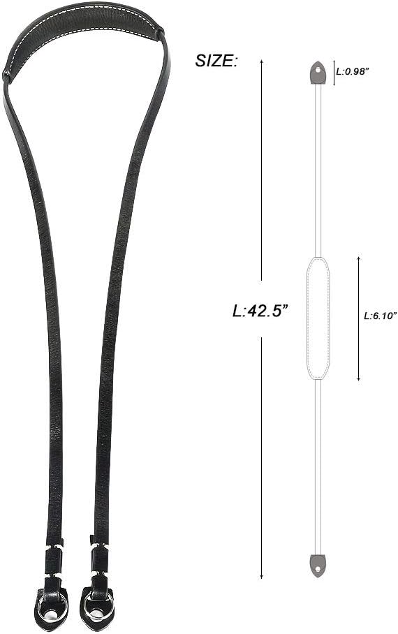 CP005 Leather Camera Neck Shoulder Strap