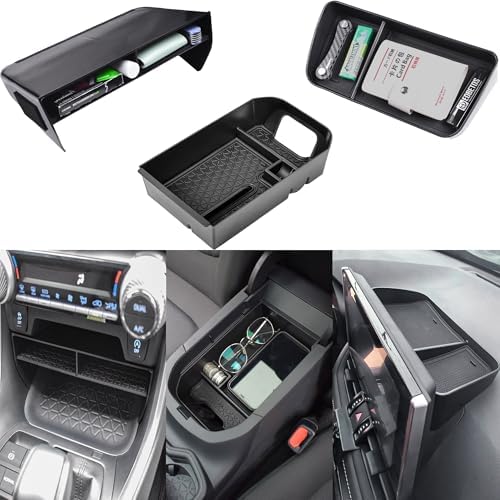 3PCS Center Console Organizer Tray for Toyota RAV4 2019-2025 /21-2025 Prime