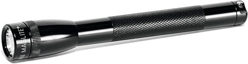 Maglite Mini LED Flashlight - Compact & Water-Resistant, Twist On/Off - Black, 2-Cell AAA Battery Powered