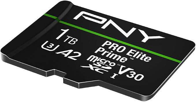 PNY 1TB PRO Elite Prime™ C10 U3 V30 A2 microSDXC Flash Memory Card – Ultra-Fast