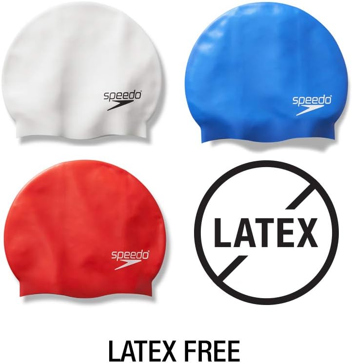 Speedo Silicone Swim Cap - Durable, Comfortable Fit for Enhanced Performance | Ideal for All Swimmers