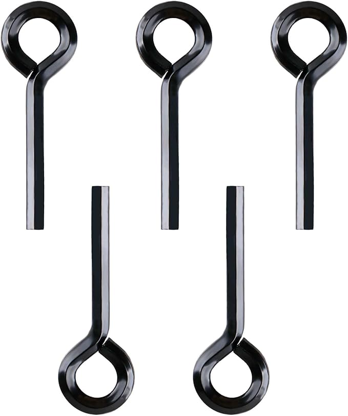 5 Pack Allen Wrench Door Key with Full Loop, 7/32-inch Black Hex Key Dogging Key for Push Bar Panic Exit Device, Standard Metal Allen Key Sets