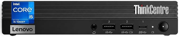 Lenovo ThinkCentre M70q i5-10500T Tiny PC Mini 2026 Desktop 8GB 512GB SSD | 1L Space-saving, DP + HDMI, WiFi, Bluetooth, Wireless Antenna, Keyboard & Mouse, Windows 11 Business Computer
