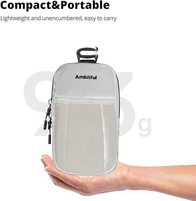 AMBITFUL Compact Sports Camera Bag, Shoulder Strap Storage Case, 3.94 x 1.57 x