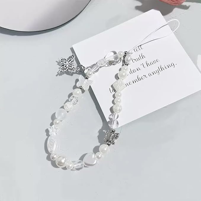 Beaded Camera Wrist Strap Cute Digital Camera Charm Lanyard, Phone Wristlet