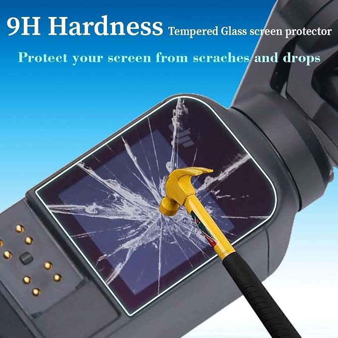 ULBTER Lens Screen Protector for DJI Osmo Pocket 4 / Pocket 3, Tempered Glass