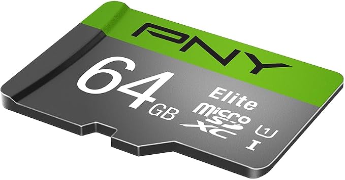 PNY 64GB Elite Class 10 U1 microSDXC Flash Memory Card
