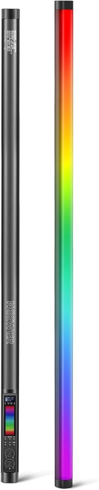 NEEWER TL120C RGB Tube Light, 42W Full Color RGBWW Photography LED Video Light
