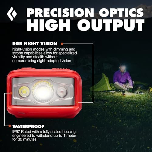 BLACK DIAMOND Storm 550 Headlamp, USB-C Rechargeable, Dimmable, Octane