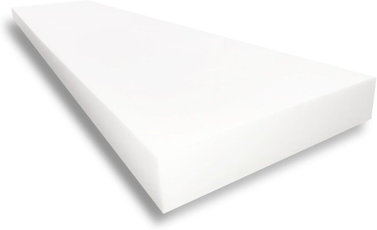 FoamTouch High Density Upholstery Foam (1" x 24" x 72"), 1.79LB Density-45LB ILD, Made in USA – Ideal for Couch Cusions, Chair Cushions, Bench Cushions and Varity of Upholstery Projects