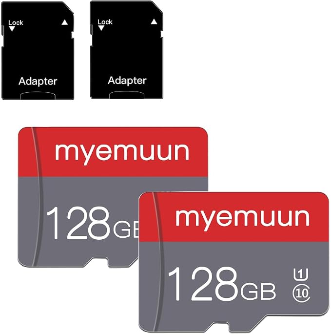 2 Pack 128 GB Micro Memory Card