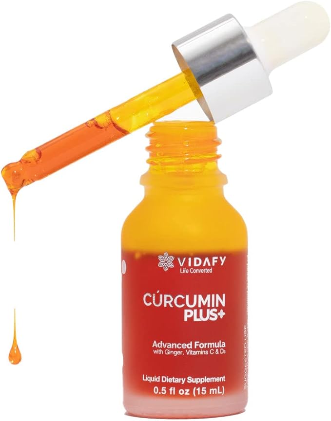 Turmeric Curcumin Plus - 15 ml Liquid Drops Curcumin Supplements