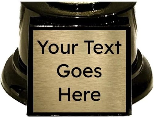 Achievement Gold Toned Award Trophy - Customizable 10.625" for Ceremonies & Celebrations