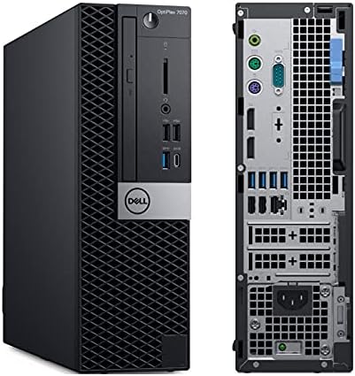 Dell Optiplex 7070 Desktop Computer | Hexa Core Intel i5 (3.2) | 32GB DDR4 RAM | 1TB SSD Solid State | Windows 11 Professional | Home or Office PC (Renewed), Black