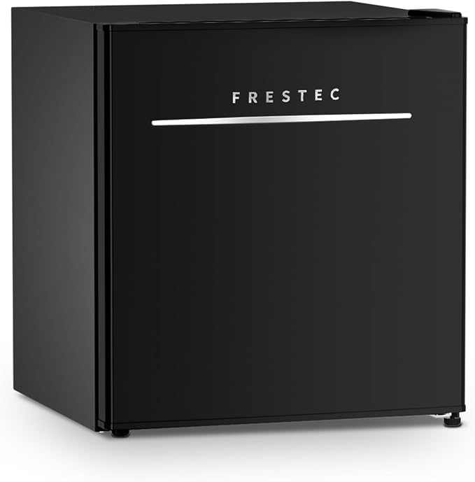 1.7 Cu.Ft Mini Fridge with Freezer, Mini Fridge for Bedroom, Small Refrigerator, Dorm Refrigerators with Freezer, Compact Refrigerator for Office, Apartment, Bedroom (Black)