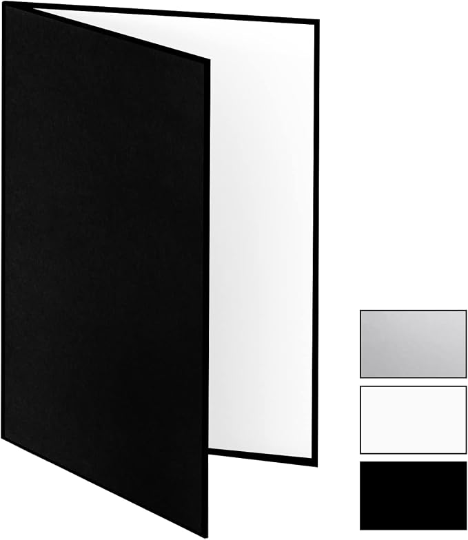 Meking 12" x 8" Light Reflector, 3 in 1 Photography Reflector Cardboard