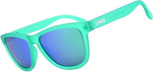 EPHIU Polarized Sports Sunglasses - No-Slip Grip for Running, Cycling & Fishing | UV400 Mirrored Lenses