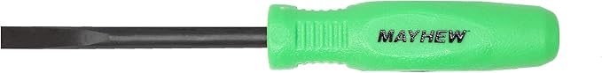 Mayhew Tools 31145GN Mini Heavy Duty Pry Bar, 5" Curved, Green - Heavy Duty