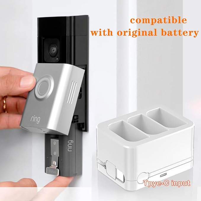 3-Slot Battery Charging Station/Battery Charger/Charging case,