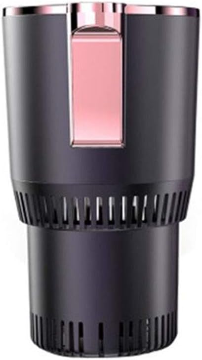 2-in-1 Smart Car Cup Warmer Cooler, Auto Car Cooling and Heating Cup Mug Holder with LED Temperature Display, Touch Control, Keep Beverage Cool and Warm Fits in Commuter Road Tripper