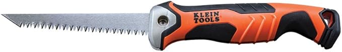 Klein Tools 80073 Reaming Driver Kit with Conduit Reamer, Conduit-Fitting and Reaming Screwdriver and Magnetic Level, 3-Piece & 31737 Folding Jab Saw/Drywall Saw