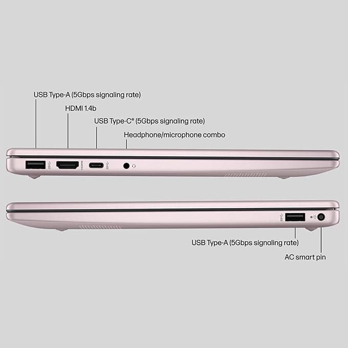 HP Laptop for Everyday Use • 2026 Edition • 32GB RAM • 1TB SSD • Copilot AI • 1 Year Microsoft 365 • Intel 4-Core CPU • WiFi 6 • Windows 11 • Long Battery Life