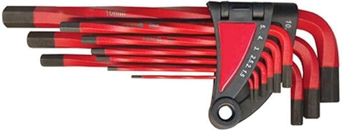 Mayhew Select 45053 Metric Twisted Hex Key Set, 9-Piece