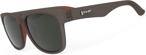 Goodr Just Knock It On! Polarized Sunglasses - Large Dark Brown Frames with Copper Lenses | UV400 Protection