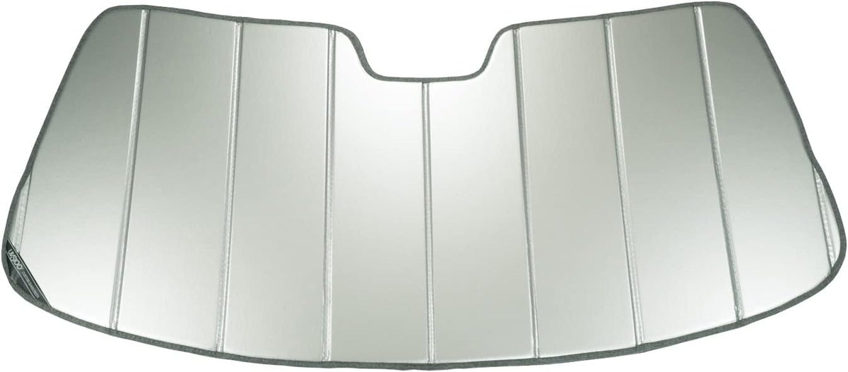 Covercraft UVS100 Custom Windshield Sunscreen for 2021-2026 Ford F-150 &amp; 2022-2026 F-150 Lightning Pro/STX/XLT - Silver