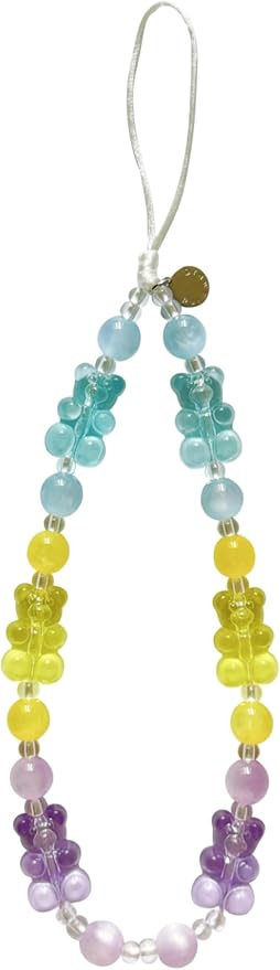Drawwind Phone Charm Beaded Wristlet Strap Universal Cell Phone Lanyard Cute