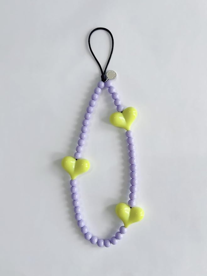 Drawwind Phone Charm Beaded Wristlet Strap Universal Cell Phone Lanyard Cute