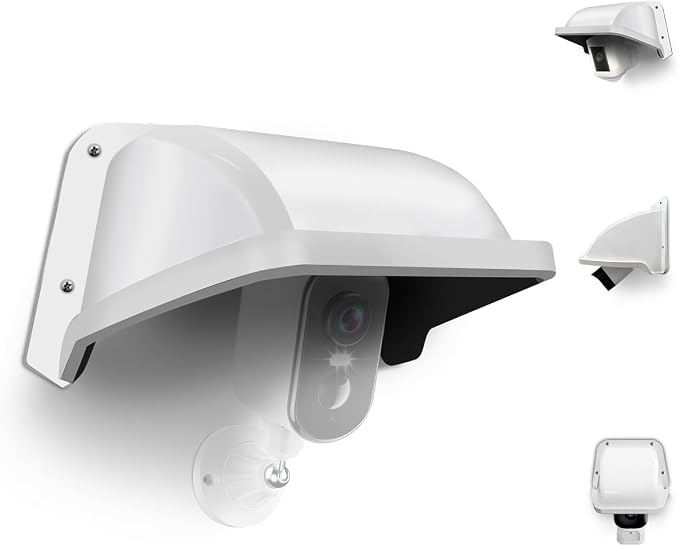 Universal Security Camera Sun Rain Cover Shield, ABS Plastic Protective Proof