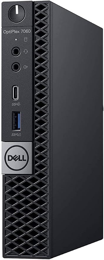 Dell Optiplex 7060 Micro MFF Desktop PC Intel i7-8700T 6-Cores 2.40GHz 32GB DDR4 New 1TB M.2 NVMe SSD WiFi BT HDMI New KB & Mouse Windows 11 Pro (Renewed)