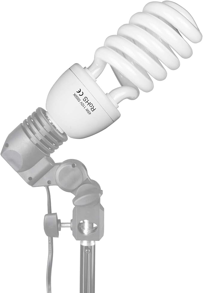 EMART Full Spectrum Light Bulb, 45W 5500K Spiral CFL Daylight